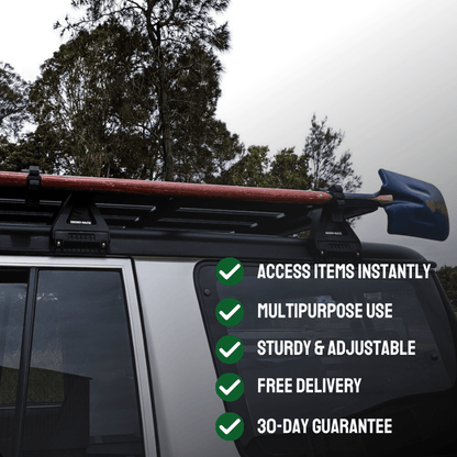 WanderingWheels™ Instant-Release Rubber Clamps